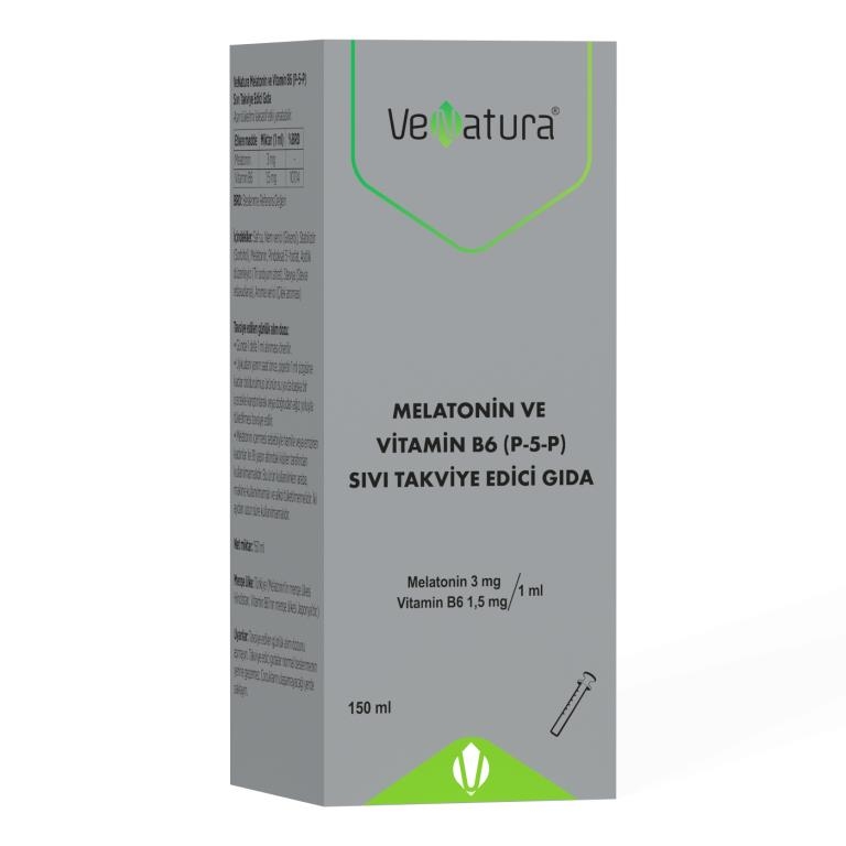 VeNatura Melatonin ve Vitamin B6 (P-5-P) Sıvı 150 ml - 1