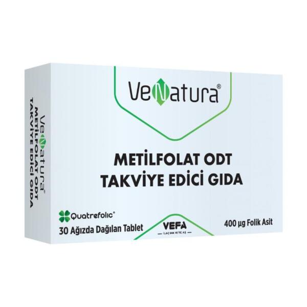 Venatura Metilfolat ODT 30 Ağızda Dağılan Tablet - VENATURA