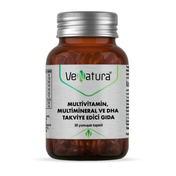 VeNatura Multivitamin, Multimineral ve DHA 30 Kapsül - VENATURA