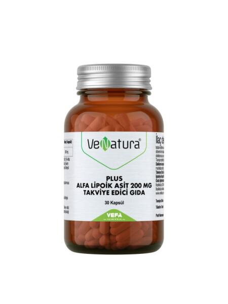 Venatura Plus Alfa Lipoik Asit 200 mg 30 Kapsül - VENATURA