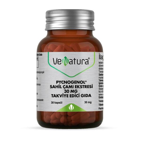 Venatura Pycnogenol Sahil Çamı Ekstresi 30 Kapsül - VENATURA