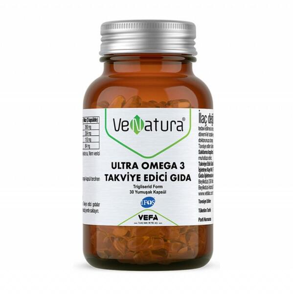 Venatura Ultra Omega 3 30 Kapsül - VENATURA