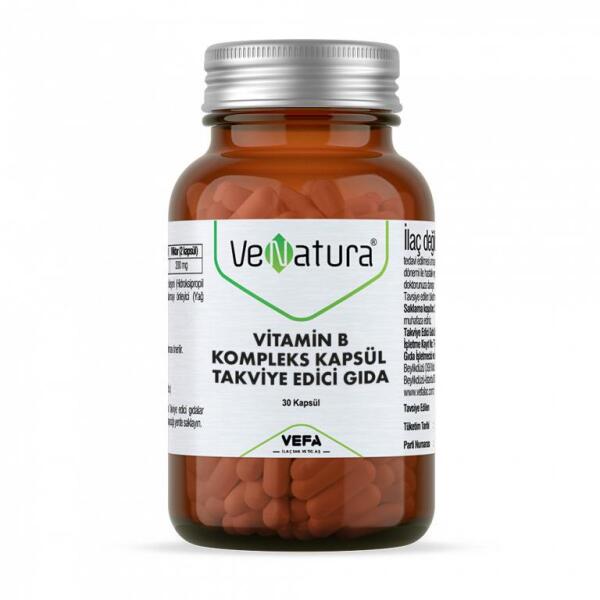 VeNatura Vitamin B Kompleks 30 Kapsül - VENATURA