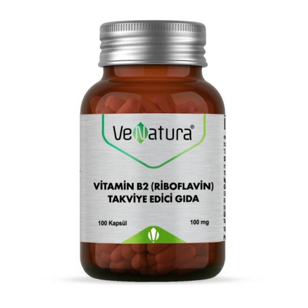 VeNatura Vitamin B2 (Riboflavin) 100 Kapsül - VENATURA