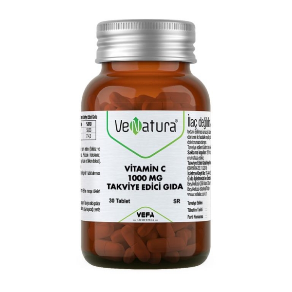 Venatura Vitamin C 1000 mg 30 Tablet - VENATURA