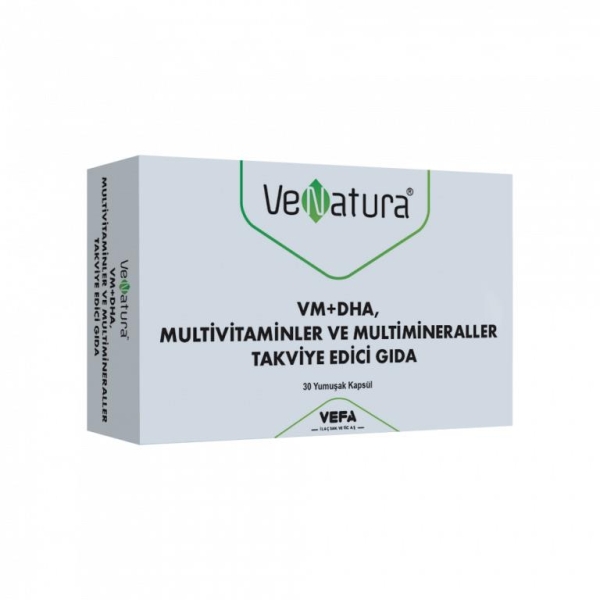 VeNatura VM+DHA Multivitamin ve Multimineral 30 Kapsül - VENATURA