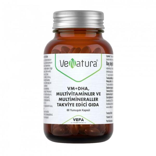 VeNatura VM+DHA Multivitamin ve Multimineral 60 Kapsül - VENATURA