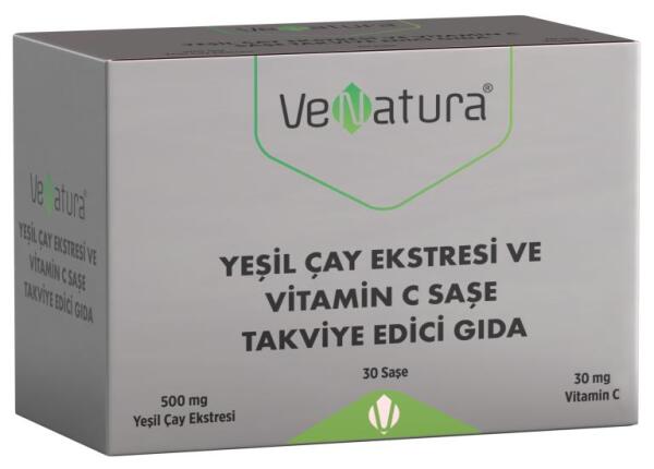 Venatura Yeşil Çay Ekstresi Ve Vitamin C 30 Saşe - VENATURA
