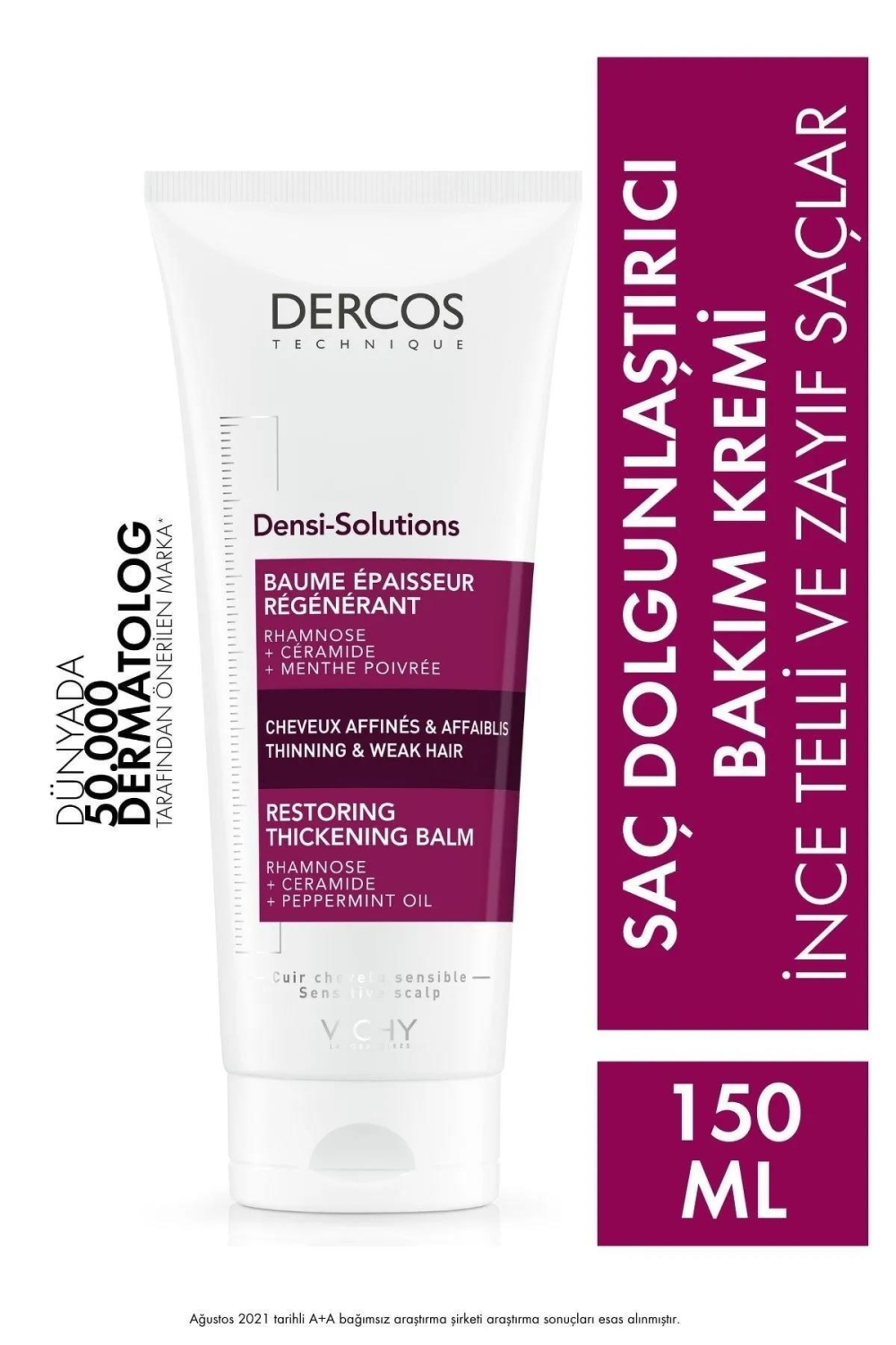 Vichy Dercos Densi- Solutions Balm Dolgunlaştırıcı Etkili Saç Bakım Kremi 150 ml - 1