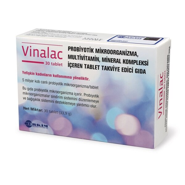 Vinalac 30 Tablet - HEKİM