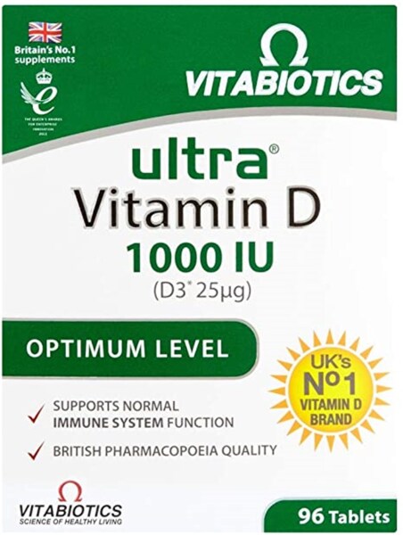 Vitabiotics Ultra Vitamin D 96 Tablet - VİTABİOTİCS