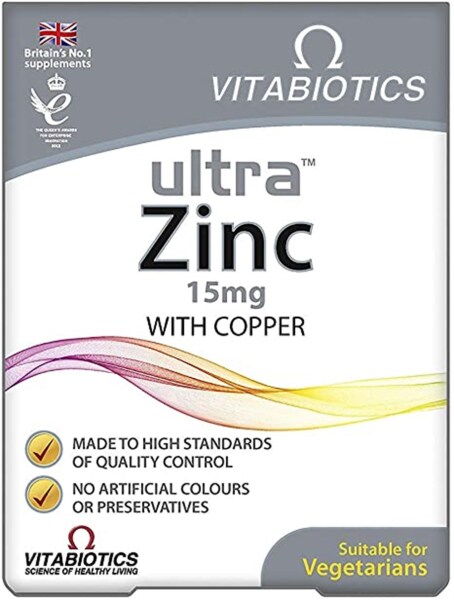 Vitabiotics Ultra Zinc 15 mg 60 Tablet - VİTABİOTİCS