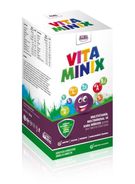 Vitaminix Kara Mürver Şurubu 150 Ml - EDİS PHARMA