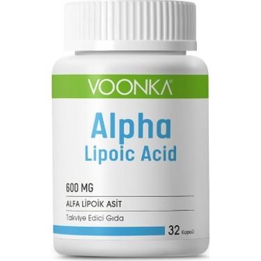 Voonka Alpha Lipoic Acid 600 mg 32 Kapsül - 1