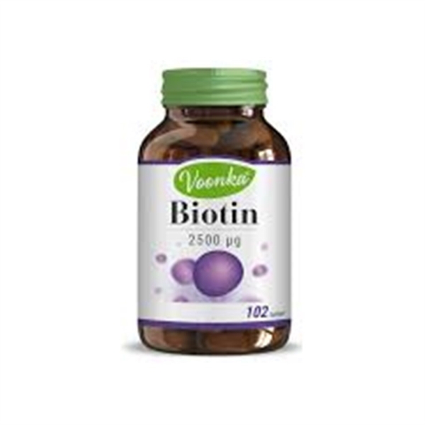 Voonka Biotin 2500 mcg 102 Tablet - VOONKA