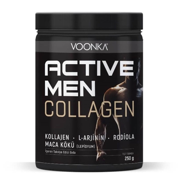 Voonka Collagen Active Men 250 gr - Yeşil Elma - VOONKA