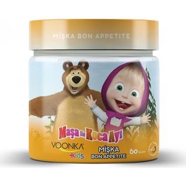 Voonka Kids Maşa Ve Koca Ayı Mişka Bon Appetite Takviye Edici Gıda 60 gr - 1