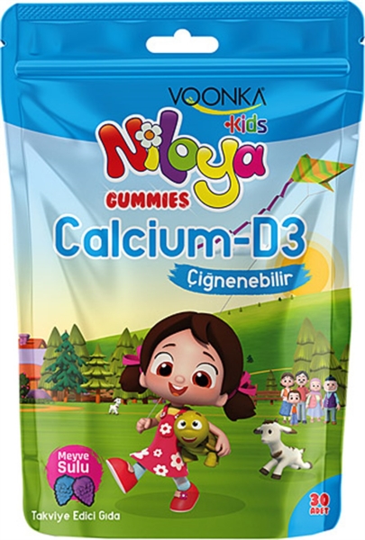 Voonka Niloya Calcium D3 30 Çiğneme Tableti - VOONKA