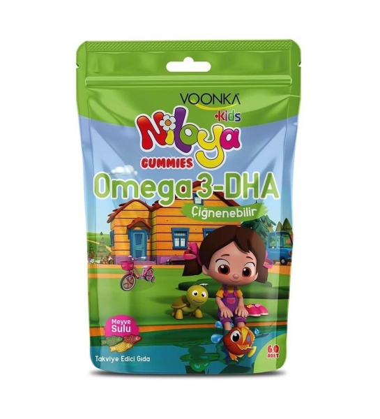 Voonka Niloya Omega 3 DHA 60 Çiğneme Tableti - VOONKA