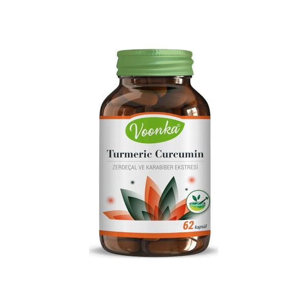 Voonka Turmeric Curcumin 62 Kapsül - VOONKA