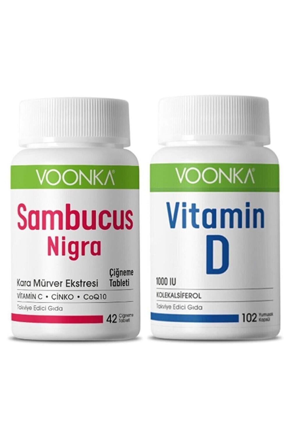 Voonka Vitamin D + Sambucus Nigra Avantajlı Kış Paketi - 1