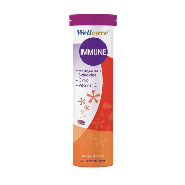 Wellcare Immune 15 Efervesan Tablet - WELLCARE