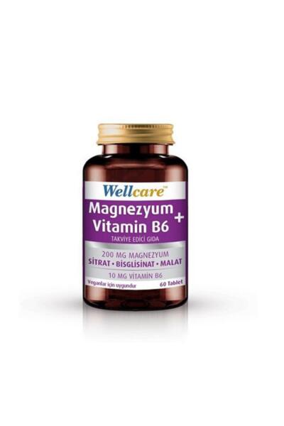 Wellcare Magnezyum + Vitamin B6 60 Tablet - WELLCARE