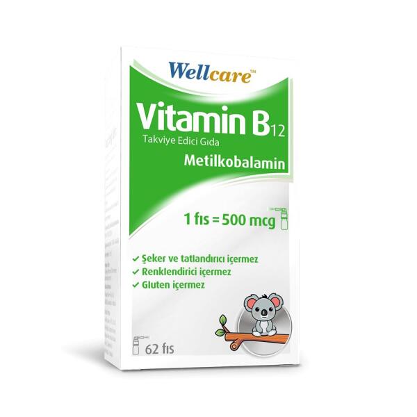 Wellcare Vitamin B12 Sprey 500 Mcg 5 Ml - WELLCARE