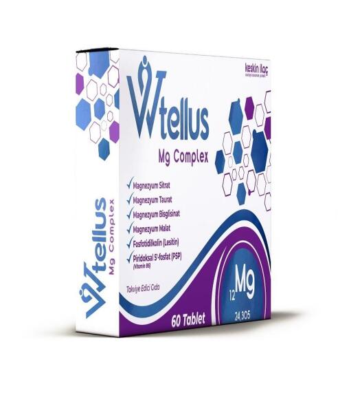 Wtellus Mg Complex Magnezyum Kompleksi 60 Tablet - ARTHROLINE