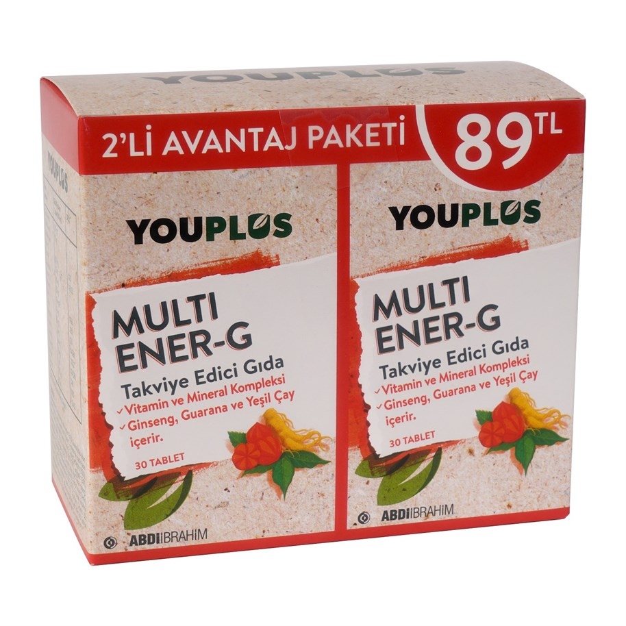 Youplus Multi Ener-G 30 Tablet 1+1 Hediyeli - 1