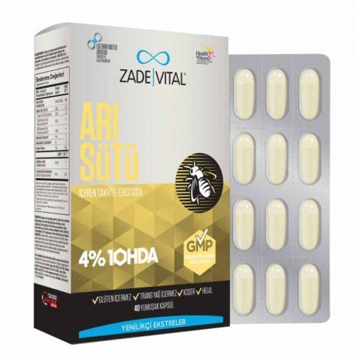 Zade Vital Arı Sütü İçeren Takviye Edici Gıda 40 Kapsül - ZADE VİTAL