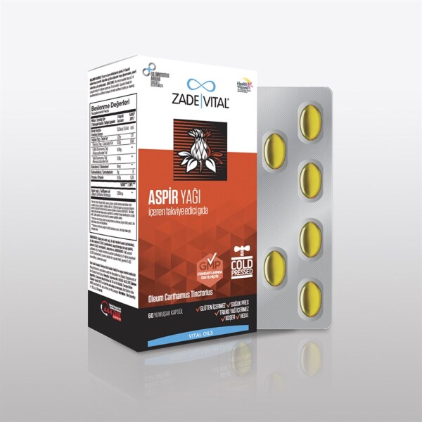 Zade Vital Aspir Yağı 60 Kapsül - ZADE VİTAL