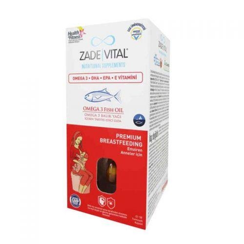 Zade Vital Omega 3 Emziren Anneler İçin 50 Kapsül - ZADE VİTAL
