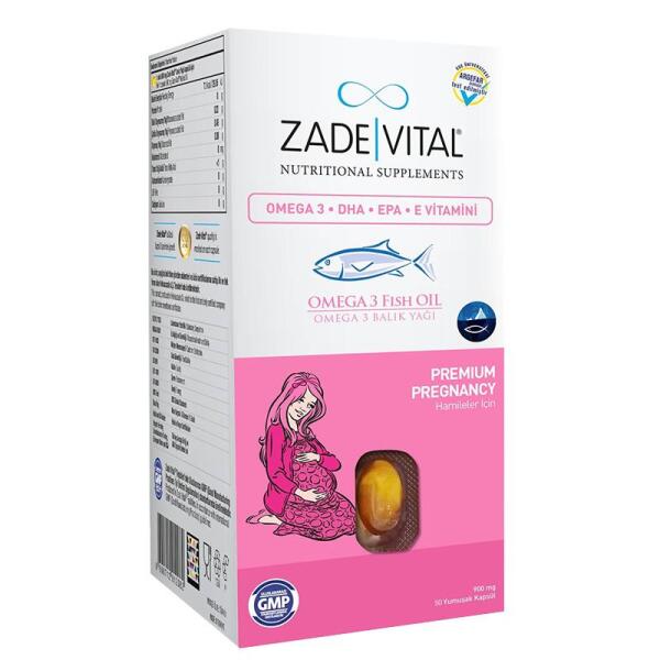 Zade Vital Omega 3 Hamileler İçin 50 Kapsül - ZADE VİTAL