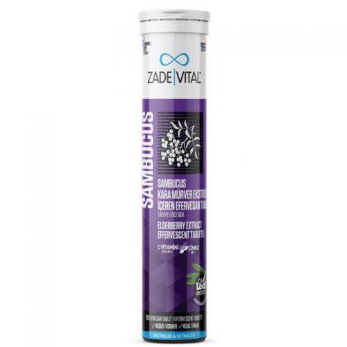 Zade Vital Sambucus Nigra Efervesan 20 Tablet - ZADE VİTAL
