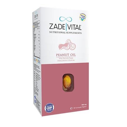 Zade Vital Yer Fıstığı Yağı Blister 30 Bitkisel Kapsül - ZADE VİTAL