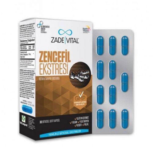 Zade Vital Zencefil Ekstresi 30 Bitkisel Kapsül - ZADE VİTAL